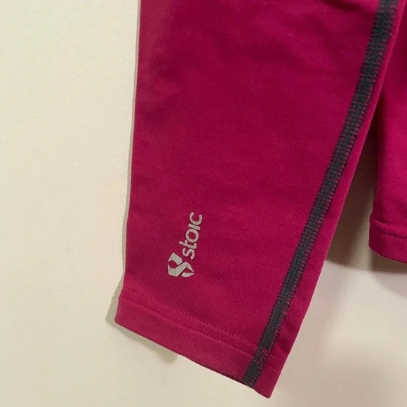 Stoic Nikwax Womens 1/4 Zip Pullover Top Size Medium Pink Waterproof Baselayer - Picture 3 of 8